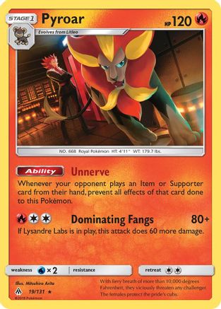 Pyroar (FLI-019) (Holofoil)