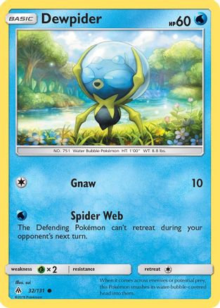 Dewpider (FLI-032) (Reverse Holofoil)