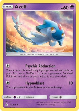 Azelf (FLI-043) (Reverse Holofoil)