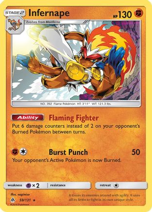 Infernape (FLI-059) (Reverse Holofoil)