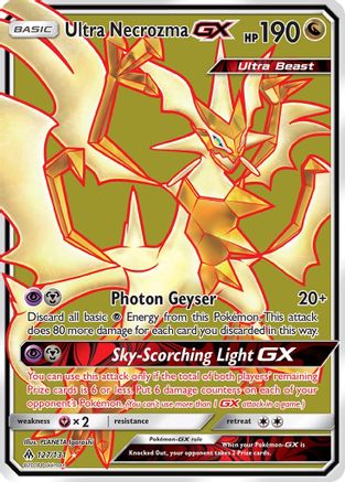 Ultra Necrozma GX (Full Art) (FLI-127) (Holofoil)