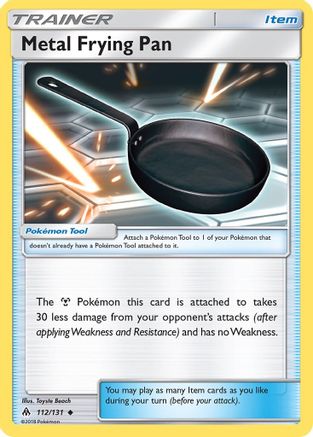 Metal Frying Pan (FLI-112) (Reverse Holofoil)