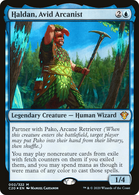 Haldan, Avid Arcanist (C20-002)