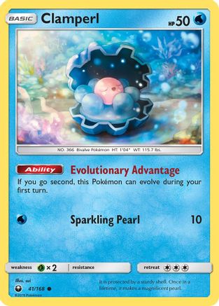 Clamperl (CES-041) (Reverse Holofoil)