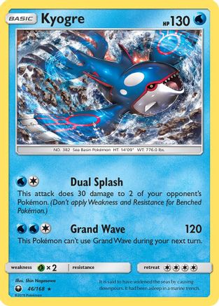 Kyogre (CES-046) (Reverse Holofoil)