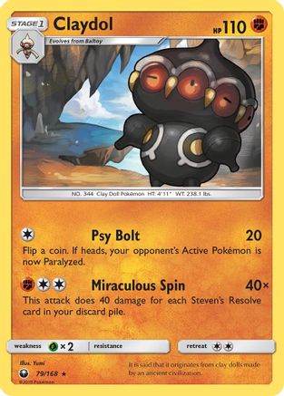 Claydol (CES-079) (Reverse Holofoil)