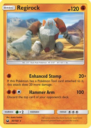 Regirock (CES-080) (Reverse Holofoil)