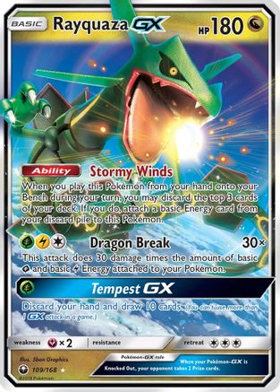 Rayquaza GX (CES-109) (Holofoil)