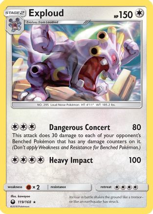 Exploud (CES-119) (Reverse Holofoil)