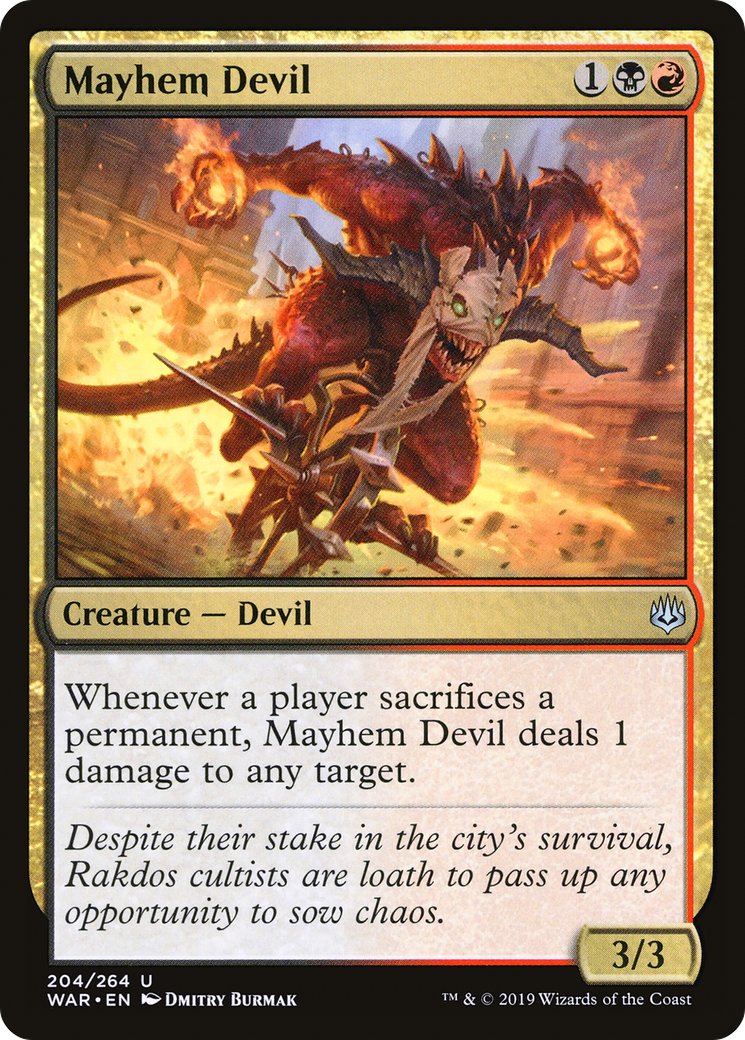 Mayhem Devil (WAR-204) (Foil)