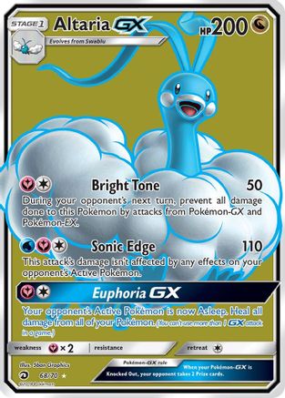Altaria GX (Full Art) (DRM-) (Holofoil)