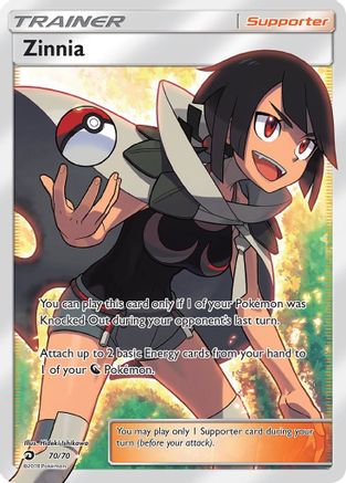 Zinnia (Full Art) (DRM-070) (Holofoil)