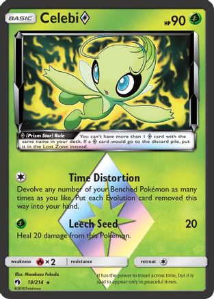 Celebi Prism Star (LOT-019) (Holofoil)