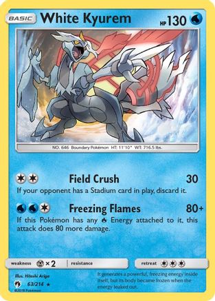 White Kyurem (LOT-063) (Holofoil)