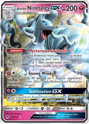 Alolan Ninetales GX (LOT-132) (Holofoil)