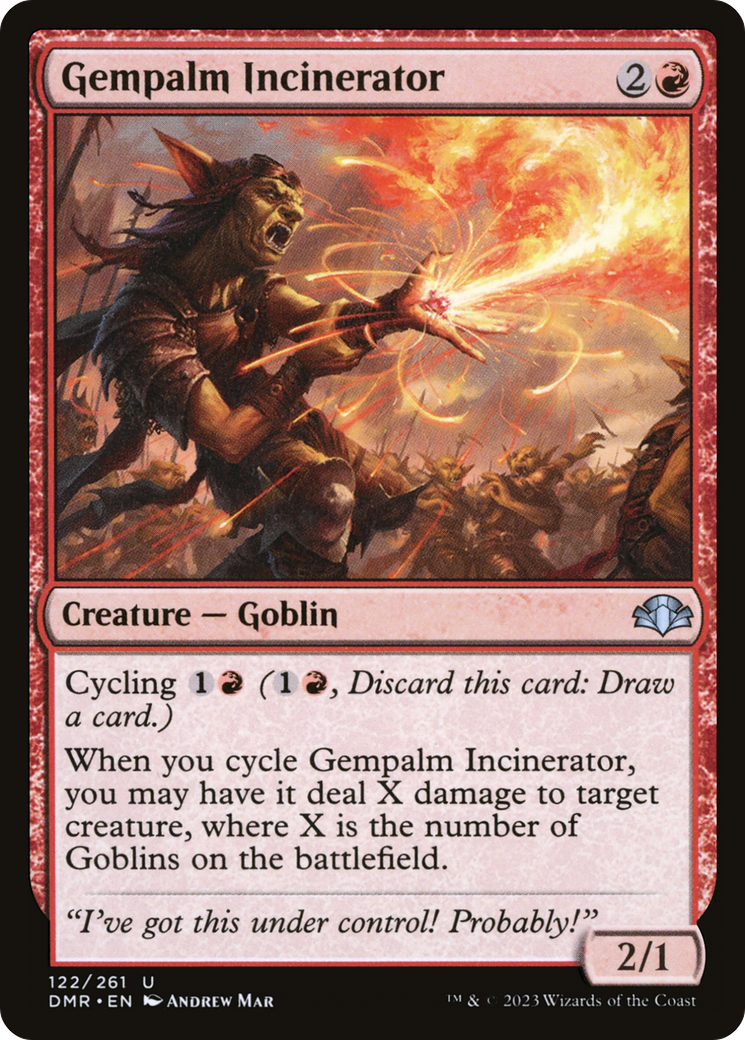 Gempalm Incinerator (DMR-122) (Foil)