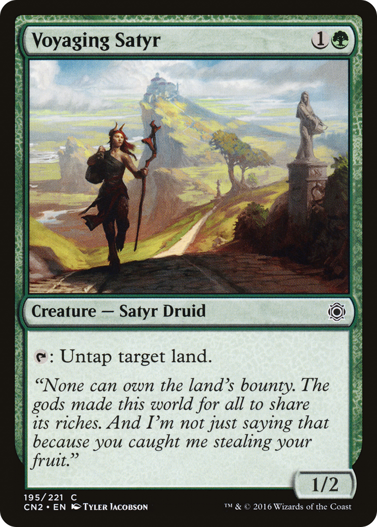 Voyaging Satyr (CN2-195) (Foil)