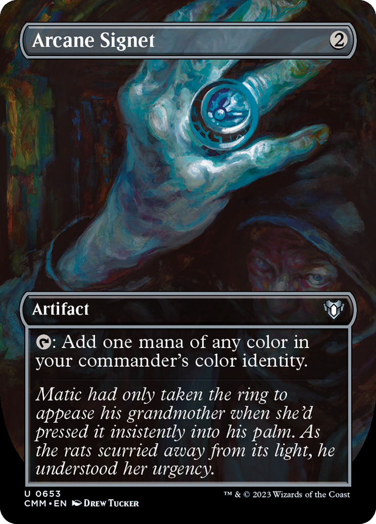 Arcane Signet (CMM-653) (Borderless)