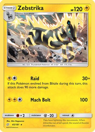 Zebstrika (TEU-045) (Reverse Holofoil)
