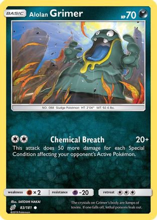 Alolan Grimer (TEU-083) (Reverse Holofoil)