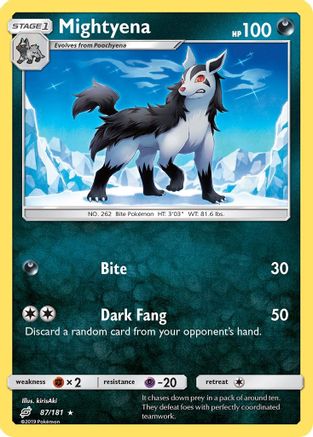 Mightyena (TEU-087) (Reverse Holofoil)