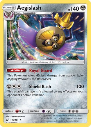 Aegislash (TEU-109) (Holofoil)