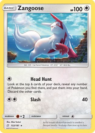 Zangoose (TEU-132) (Reverse Holofoil)