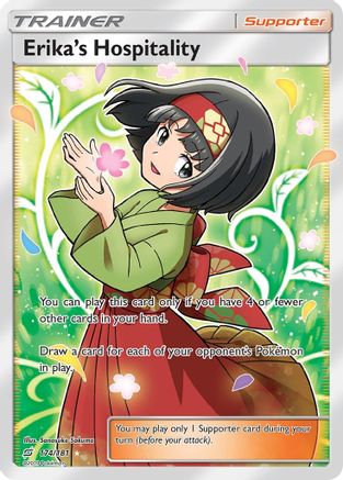 Erika's Hospitality (Full Art) (TEU-174) (Holofoil)