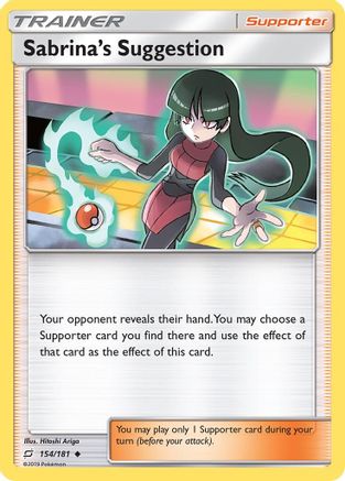 Sabrina's Suggestion (TEU-154) (Reverse Holofoil)