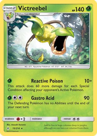 Victreebel (UNB-015) (Reverse Holofoil)