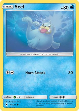 Seel (UNB-044) (Reverse Holofoil)