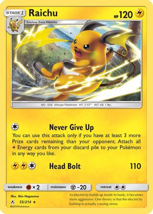 Raichu (UNB-055)