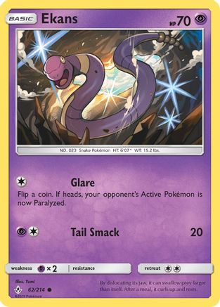 Ekans (UNB-062) (Reverse Holofoil)