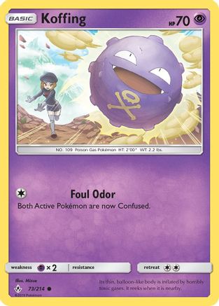 Koffing (UNB-073) (Reverse Holofoil)