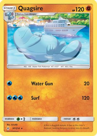 Quagsire (UNB-097) (Reverse Holofoil)