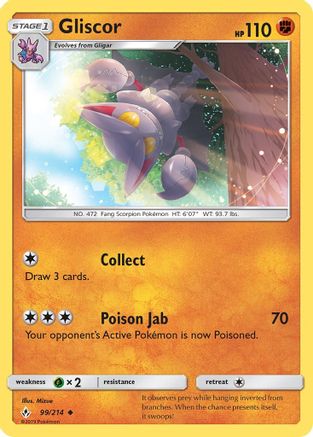 Gliscor (UNB-099) (Reverse Holofoil)