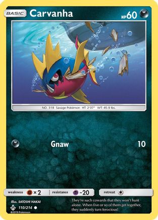Carvanha (UNB-110) (Reverse Holofoil)