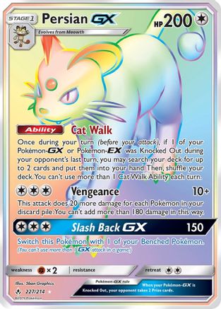 Persian GX (Secret) (UNB-227) (Holofoil)