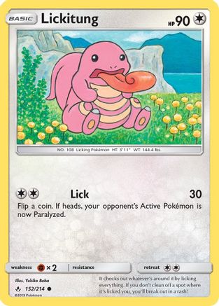 Lickitung (UNB-152) (Reverse Holofoil)