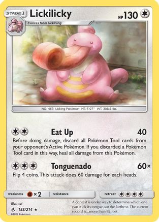 Lickilicky (UNB-153) (Reverse Holofoil)