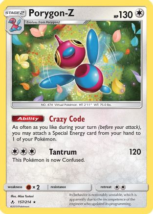 Porygon-Z (UNB-157) (Holofoil)