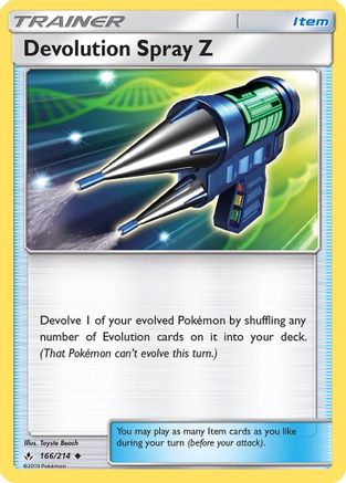 Devolution Spray Z (UNB-166) (Reverse Holofoil)