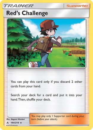 Red's Challenge (UNB-184) (Reverse Holofoil)