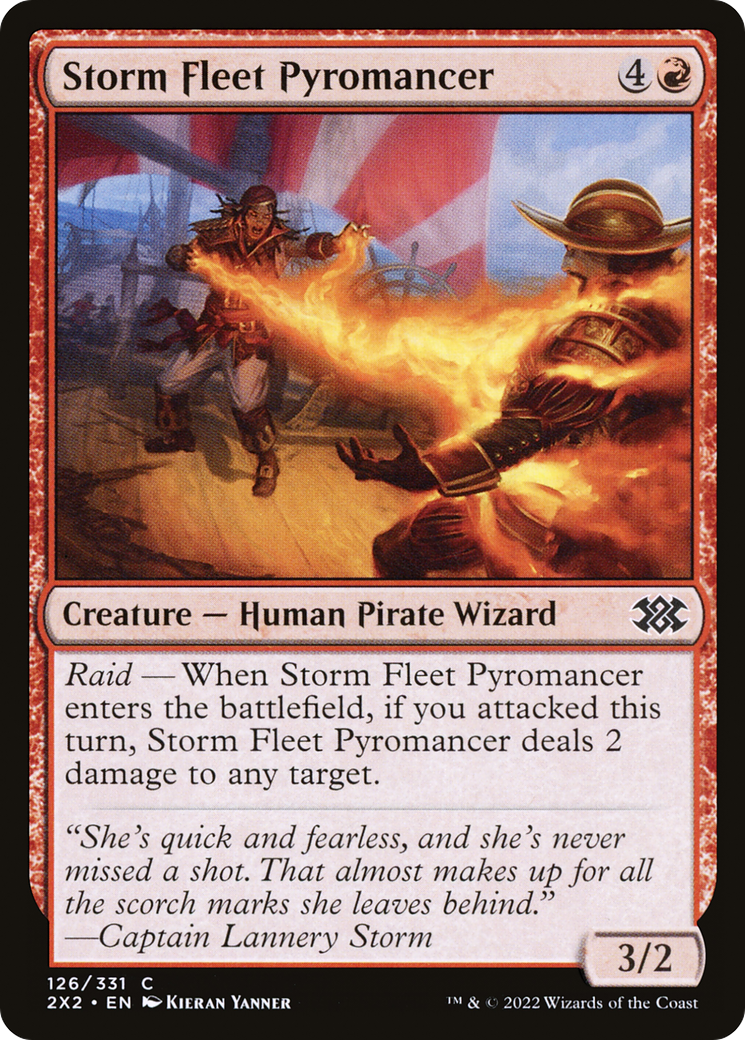 Storm Fleet Pyromancer (2X2-126) (Foil)