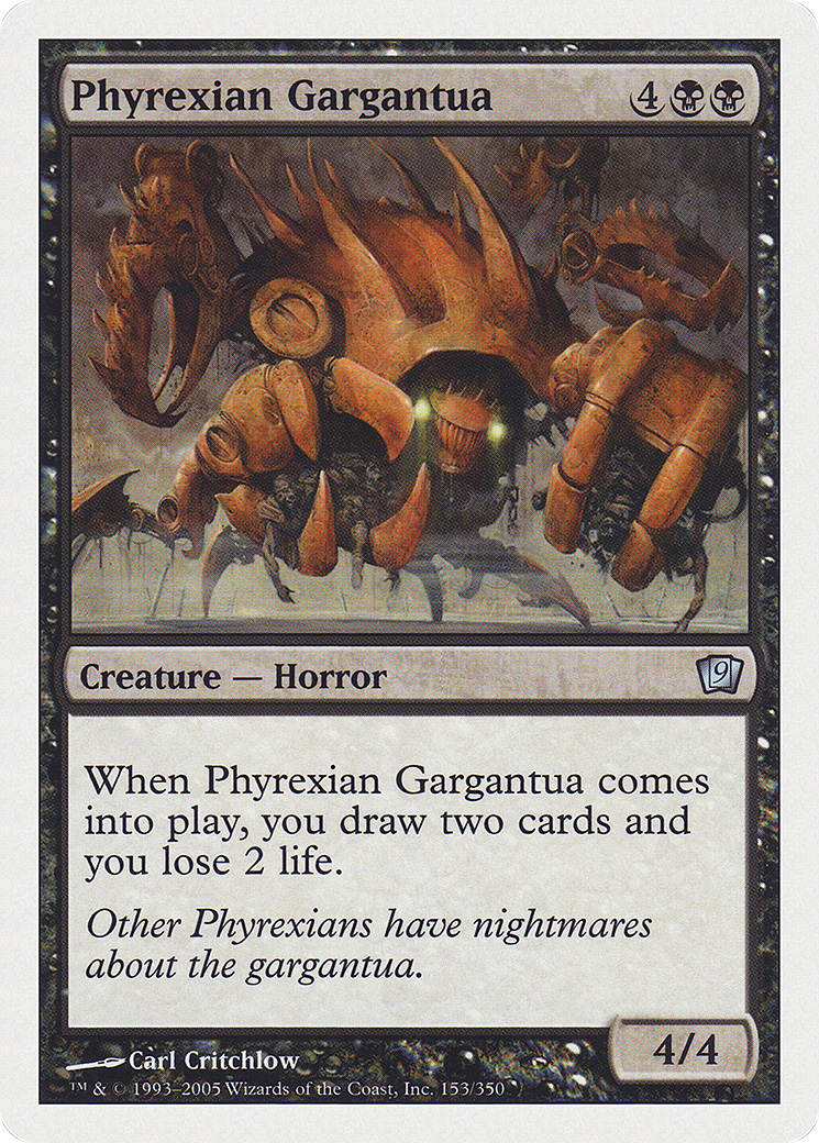 Phyrexian Gargantua (9ED-153★) (Foil)