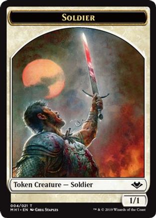 Soldier // Emblem - Wrenn and Six Double-Sided Token (MH1-4 // 21)