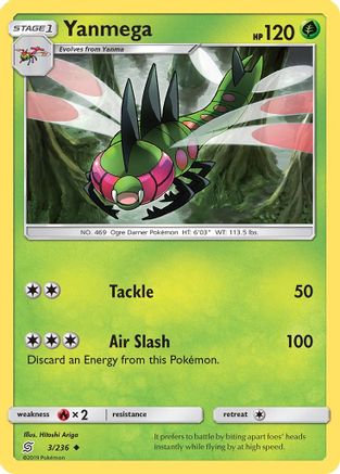 Yanmega (UNM-003) (Reverse Holofoil)