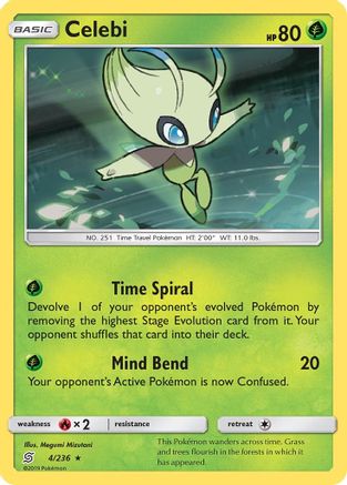 Celebi (UNM-004) (Reverse Holofoil)