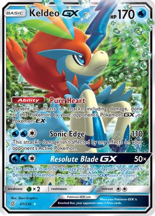 Keldeo GX (UNM-047) (Holofoil)