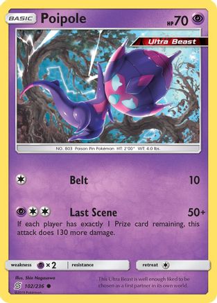 Poipole (UNM-102) (Reverse Holofoil)